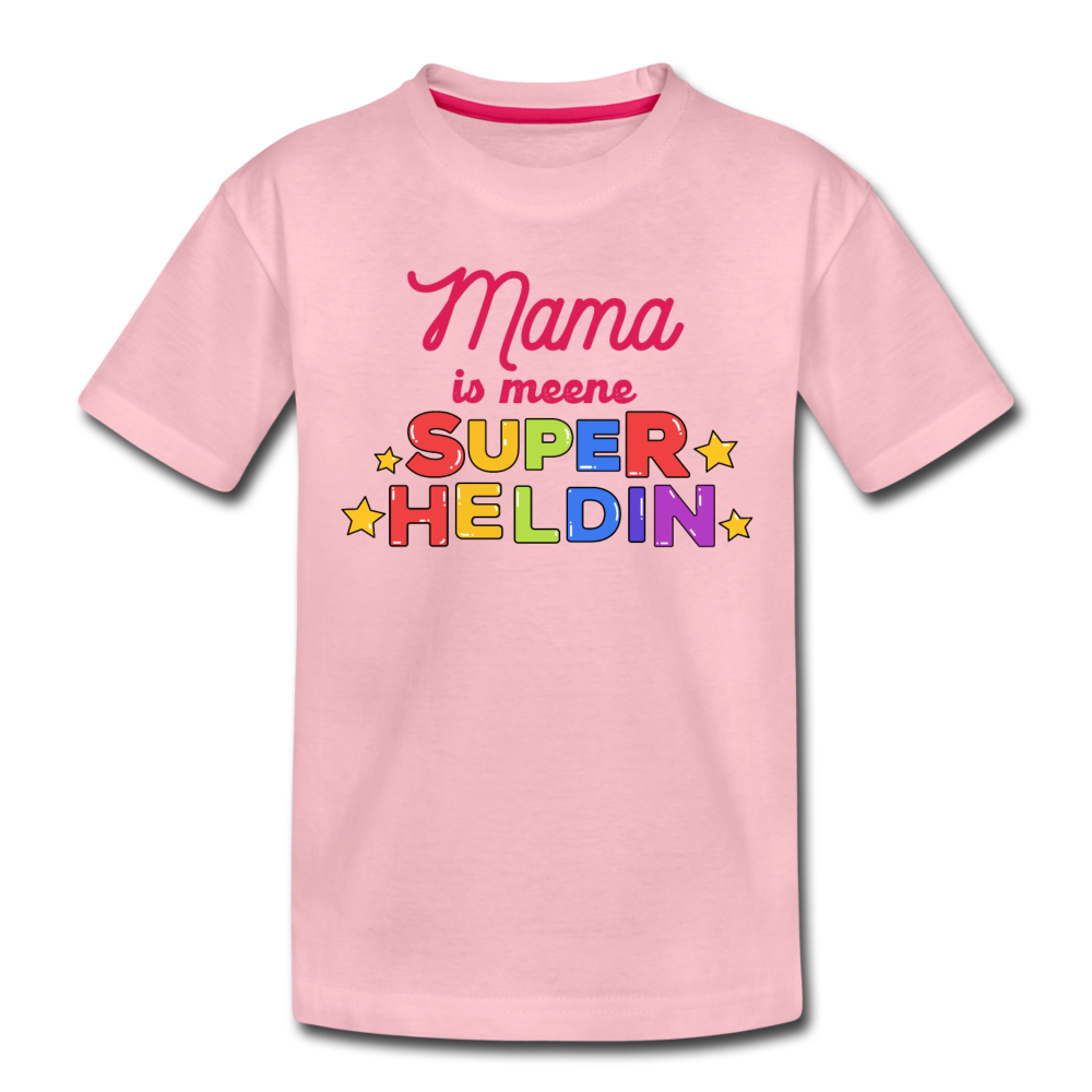 Meene Heldin - Kinder Premium T-Shirt - Hellrosa