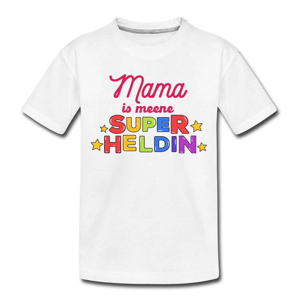 Meene Heldin - Teenager Premium T-Shirt - Weiß