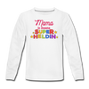 Meene Heldin - Teenager Langarmshirt - Weiß