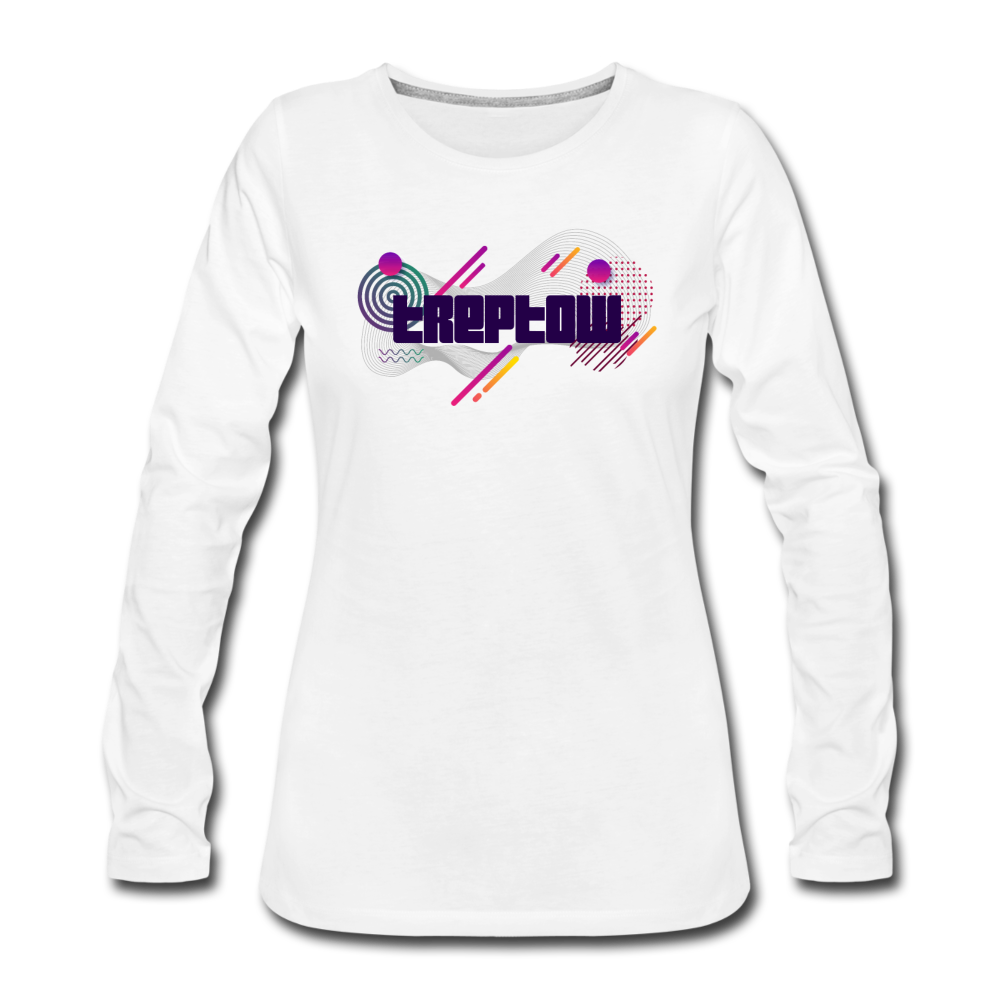 Treptow - Frauen Premium Langarmshirt - Weiß