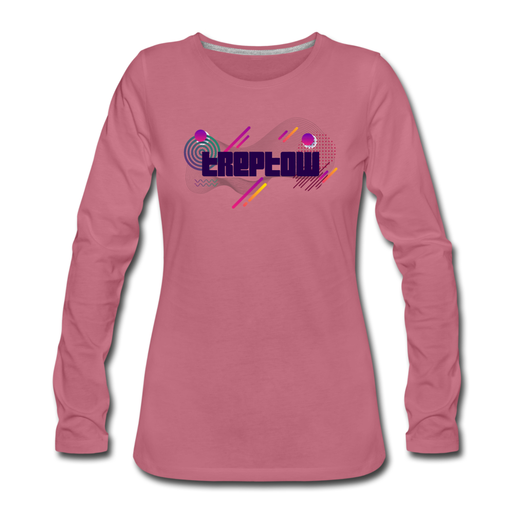 Treptow - Frauen Premium Langarmshirt - Malve
