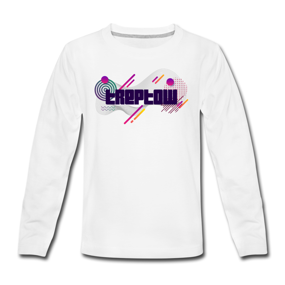 Treptow - Kinder Langarmshirt - Weiß