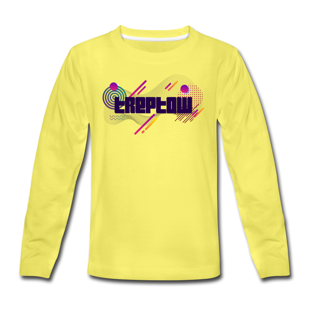 Treptow - Kinder Langarmshirt - Gelb