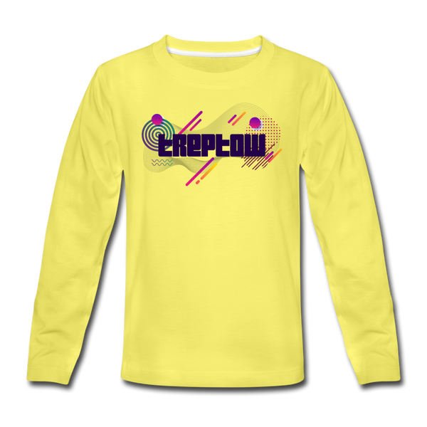 Treptow - Kinder Langarmshirt - Gelb