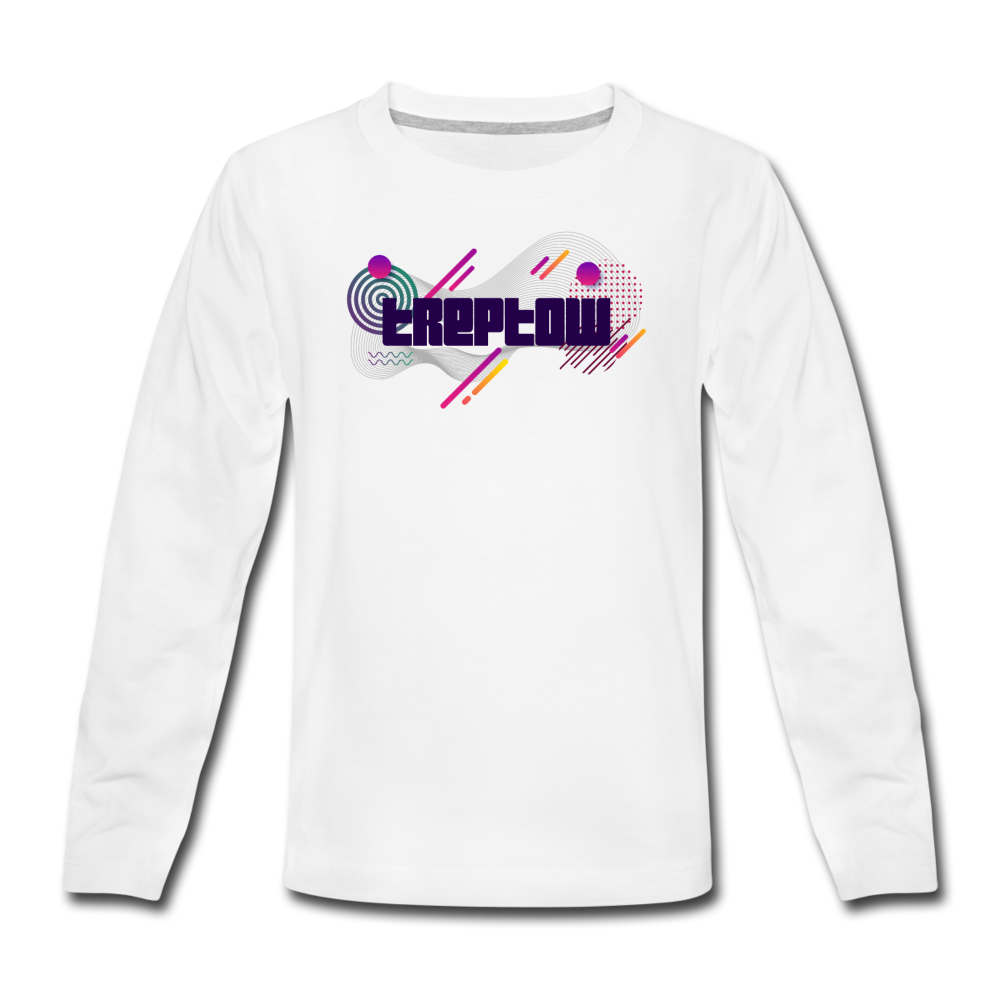 Treptow - Teenager Langarmshirt - Weiß