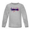 Treptow - Teenager Langarmshirt - Grau meliert