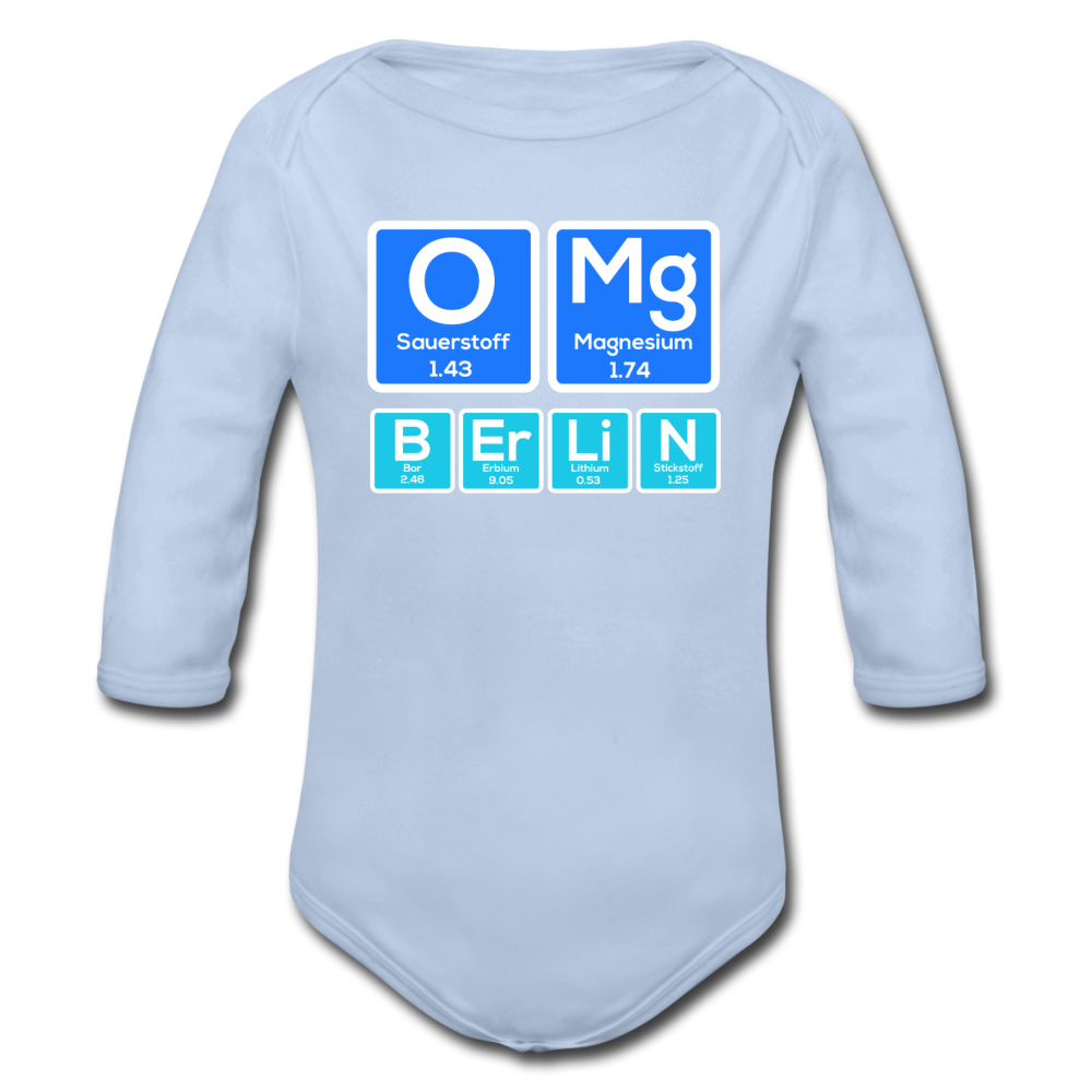 OMG Berlin - Bio-Langarmbody - Sky