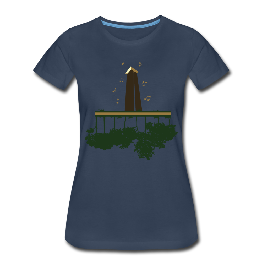 Carillon Tiergarten - Frauen Premium T-Shirt - Navy