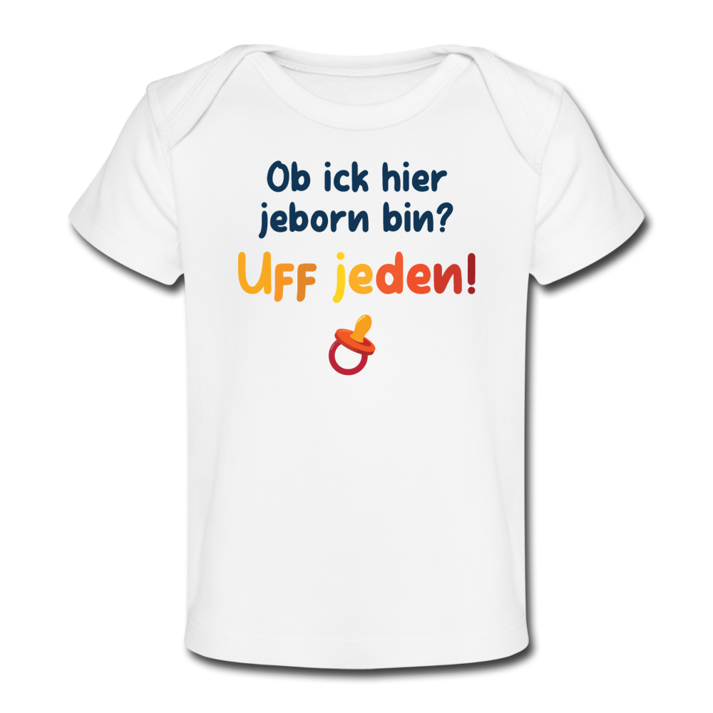 Jeborn in Berlin - Baby Bio T-Shirt - Weiß