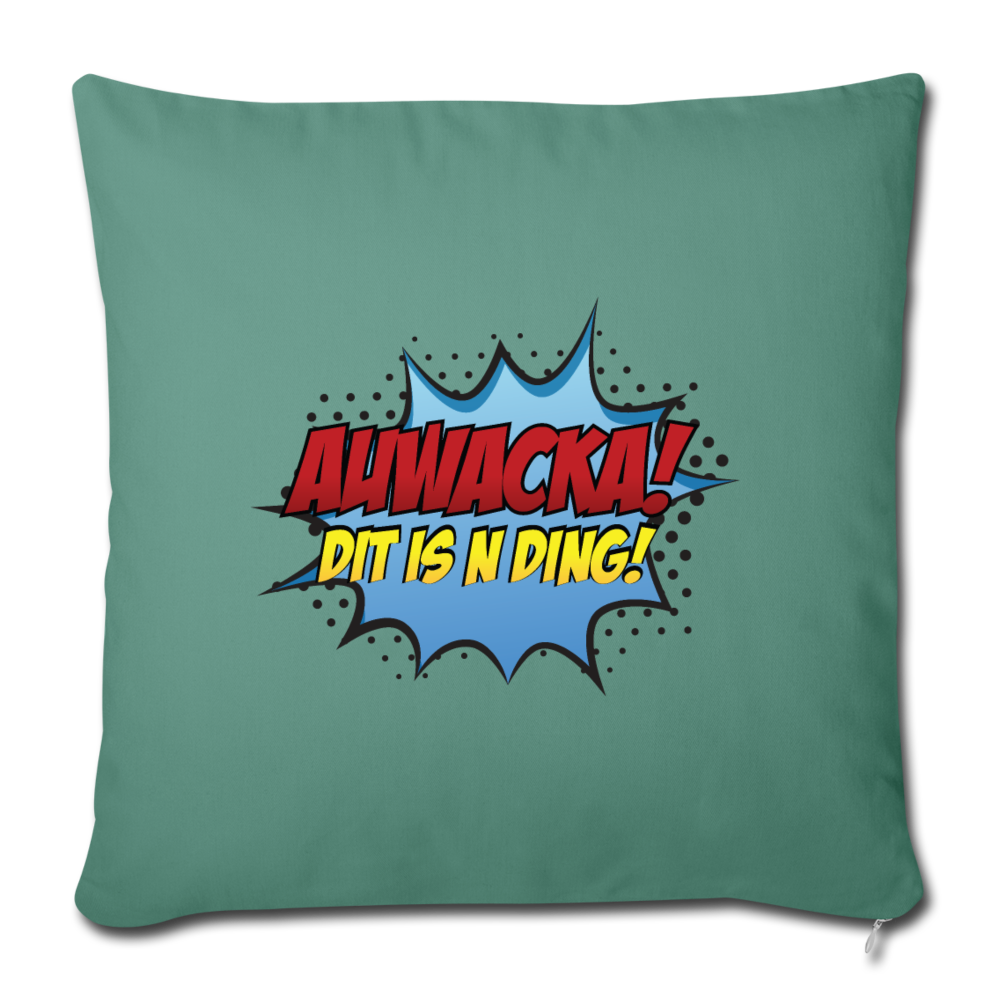 Auwacka! - Sofakissen mit Füllung (45 x 45 cm) - Tanngrün