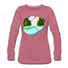 Köpenick am Wasser - Frauen Premium Langarmshirt - Malve