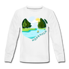 Köpenick am Wasser - Kinder Langarmshirt - Weiß