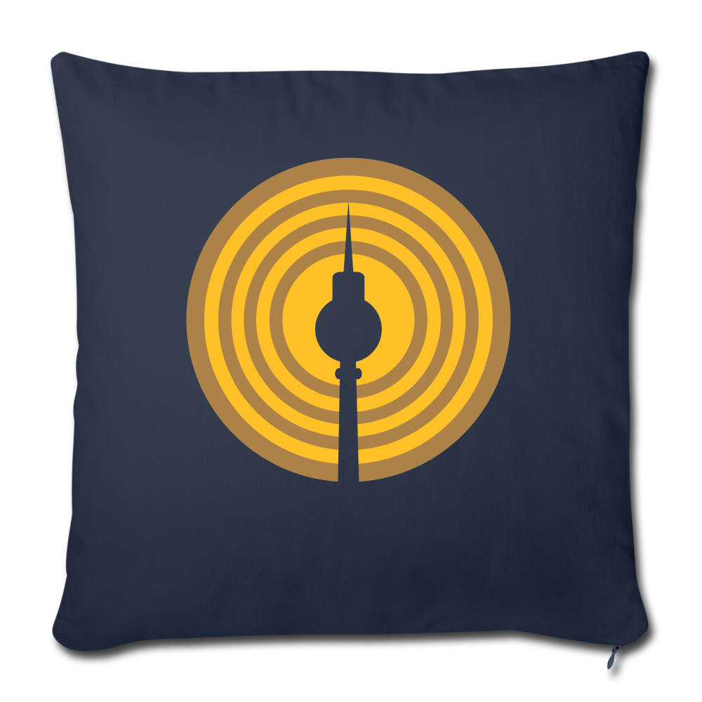 Berlin im Fokus - Sofakissen mit Füllung (45 x 45 cm) - Navy