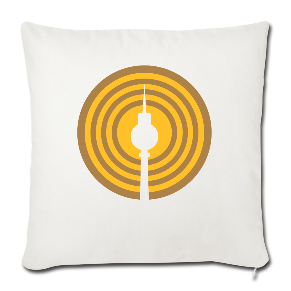 Berlin im Fokus - Sofakissen mit Füllung (45 x 45 cm) - Naturweiß