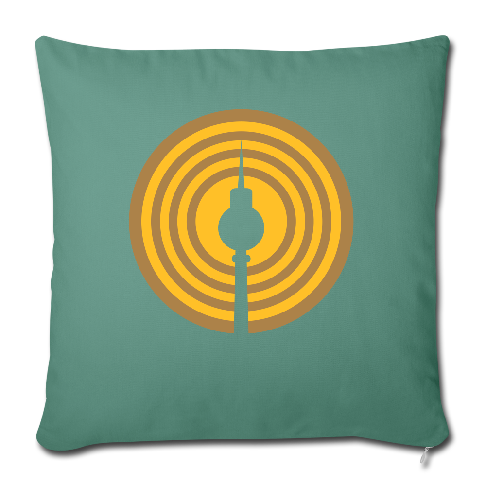 Berlin im Fokus - Sofakissen mit Füllung (45 x 45 cm) - Tanngrün