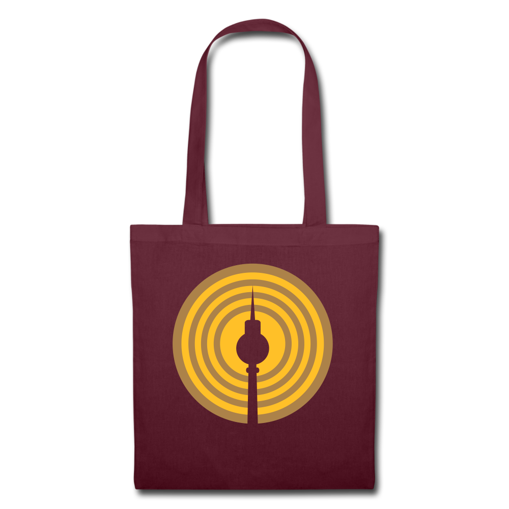 Berlin im Fokus - Stoffbeutel - Burgunderrot