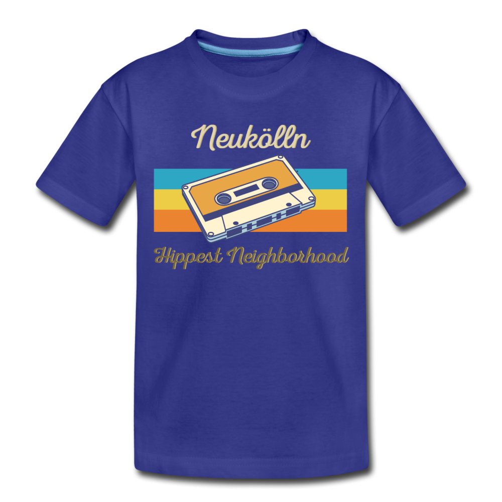 Hippes Neukölln - Teenager Premium T-Shirt - Königsblau