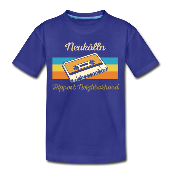 Hippes Neukölln - Teenager Premium T-Shirt - Königsblau