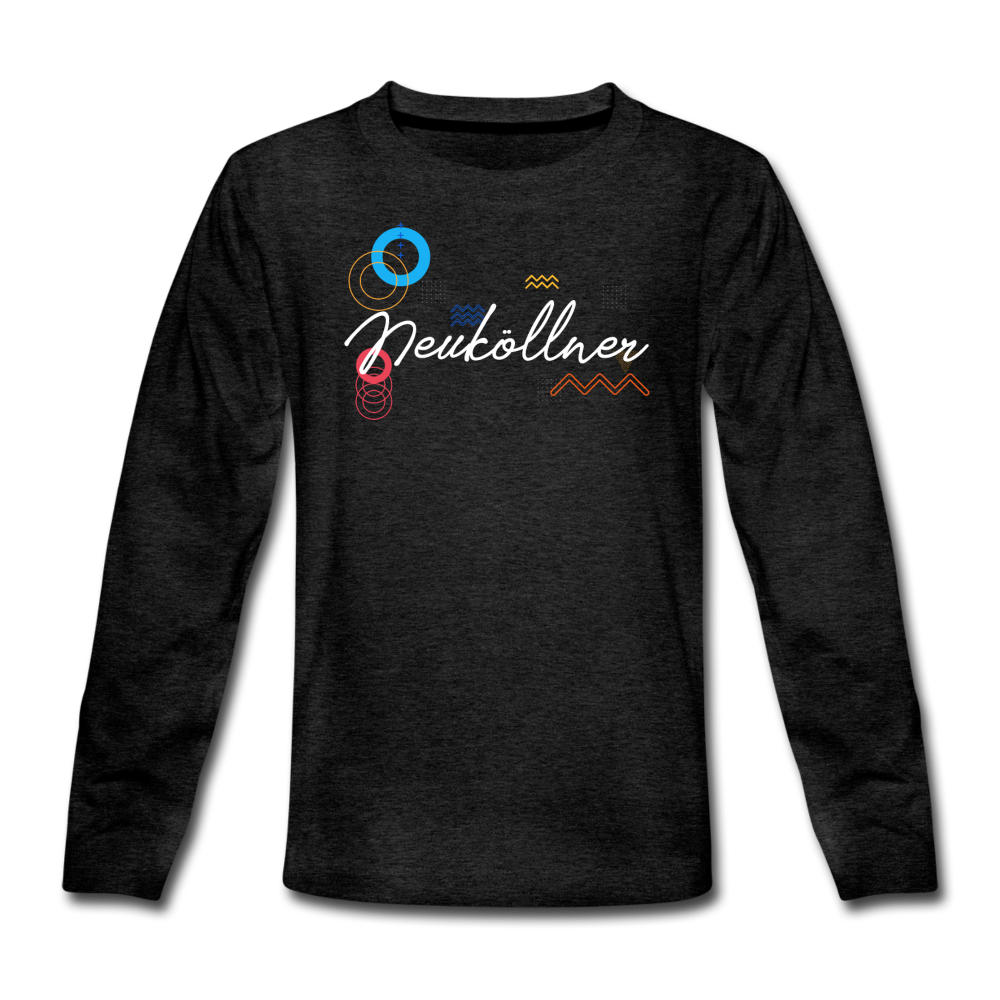 Neuköllner - Teenager Langarmshirt - Anthrazit