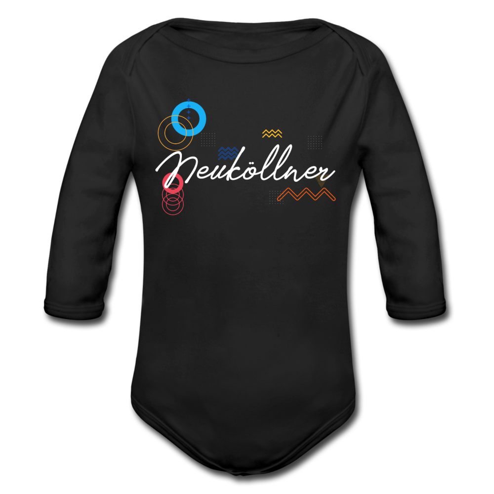 Neuköllner - Bio-Langarmbody - Schwarz