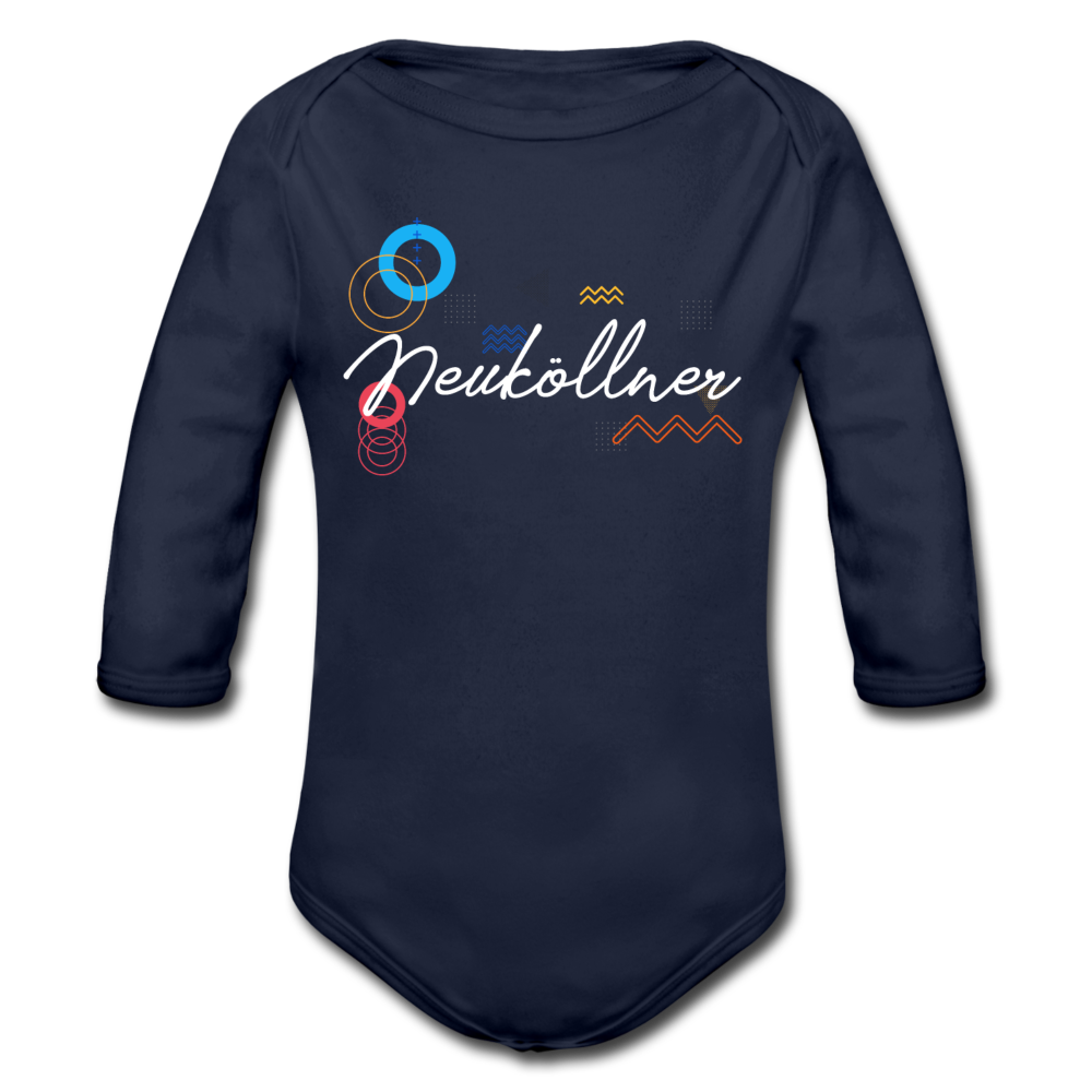 Neuköllner - Bio-Langarmbody - Dunkelnavy