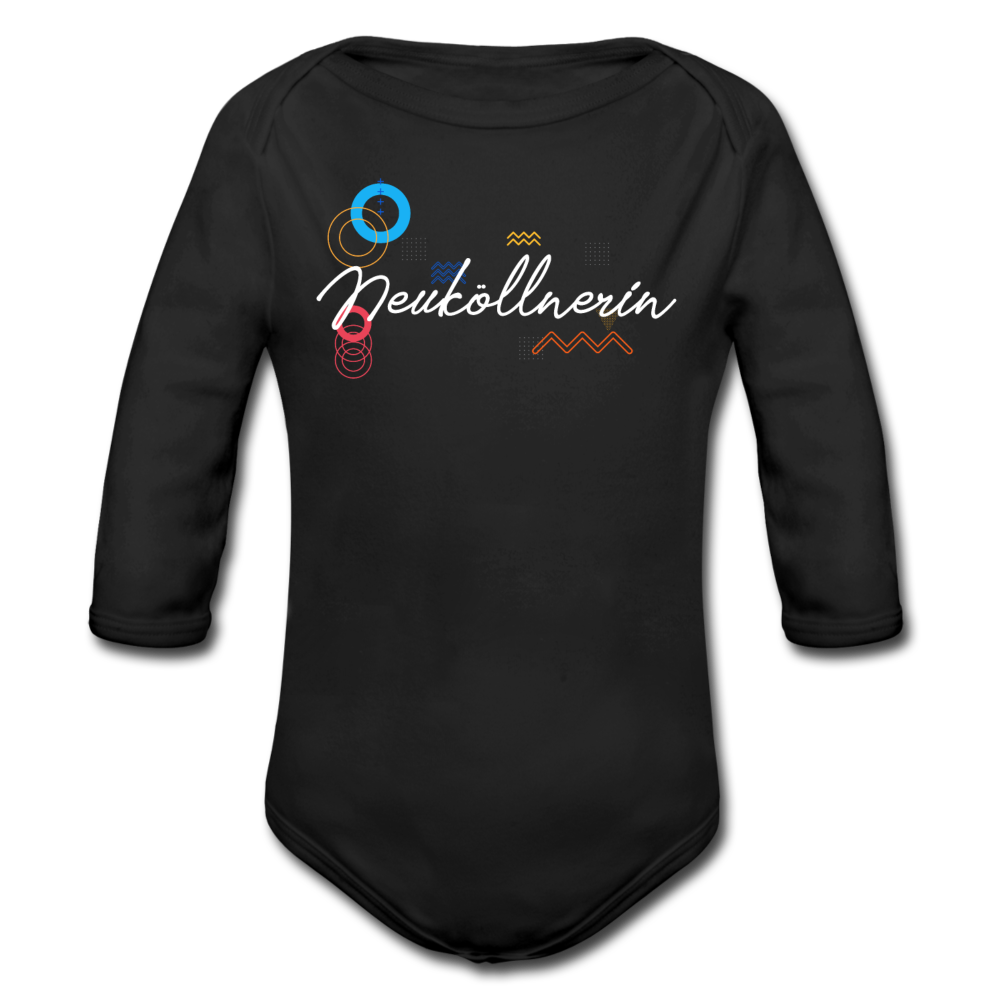 Neuköllnerin - Bio-Langarmbody - Schwarz