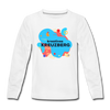 Kreatives Kreuzberg - Teenager Langarmshirt - Weiß