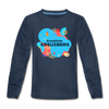 Kreatives Kreuzberg - Teenager Langarmshirt - Navy
