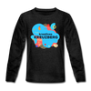 Kreatives Kreuzberg - Teenager Langarmshirt - Anthrazit