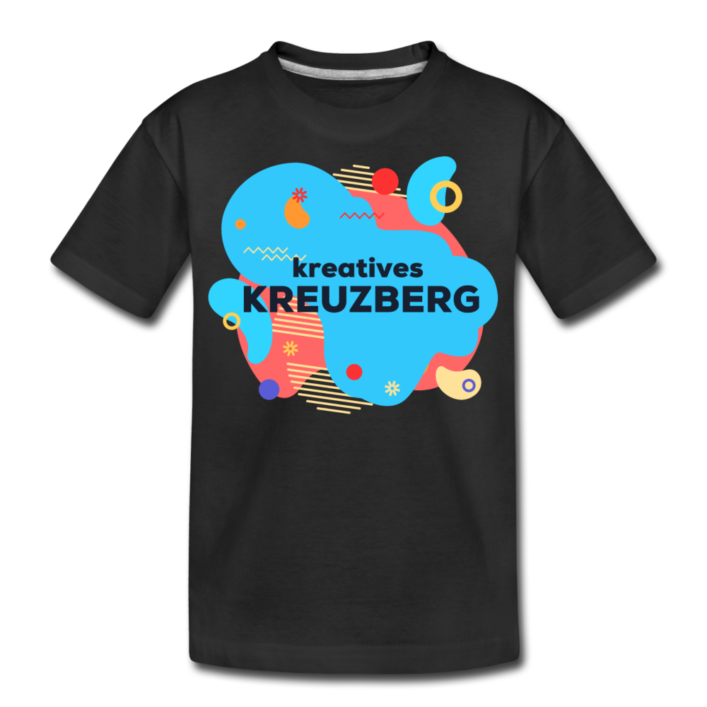 Kreatives Kreuzberg - Teenager Premium T-Shirt - Schwarz