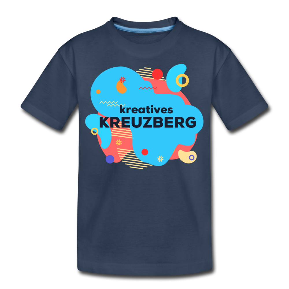 Kreatives Kreuzberg - Teenager Premium T-Shirt - Navy