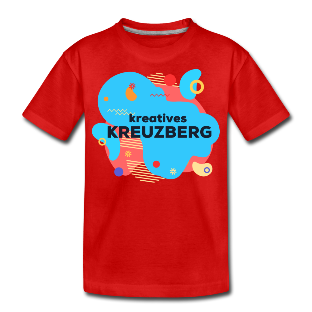Kreatives Kreuzberg - Teenager Premium T-Shirt - Rot