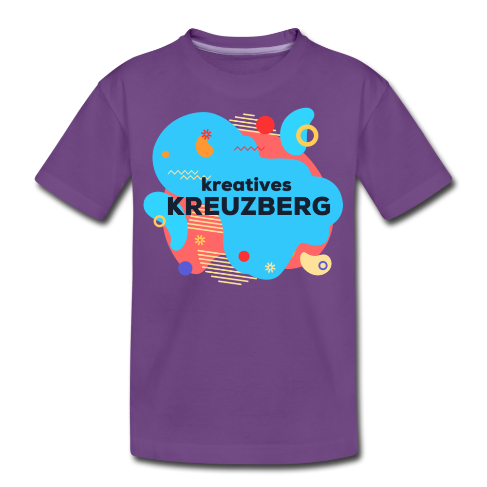 Kreatives Kreuzberg - Teenager Premium T-Shirt - Lila