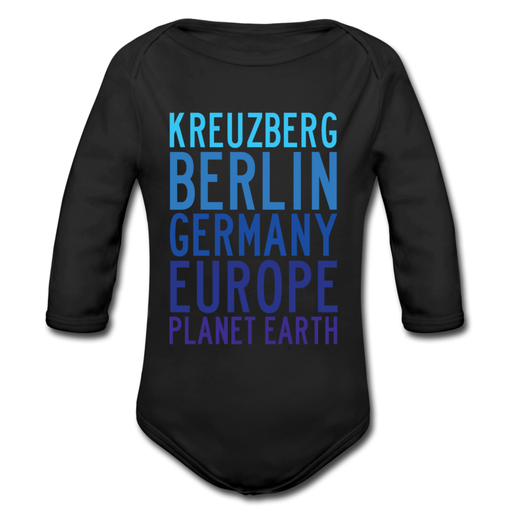 Kreuzberg - Planet Earth - Bio-Langarmbody - Schwarz