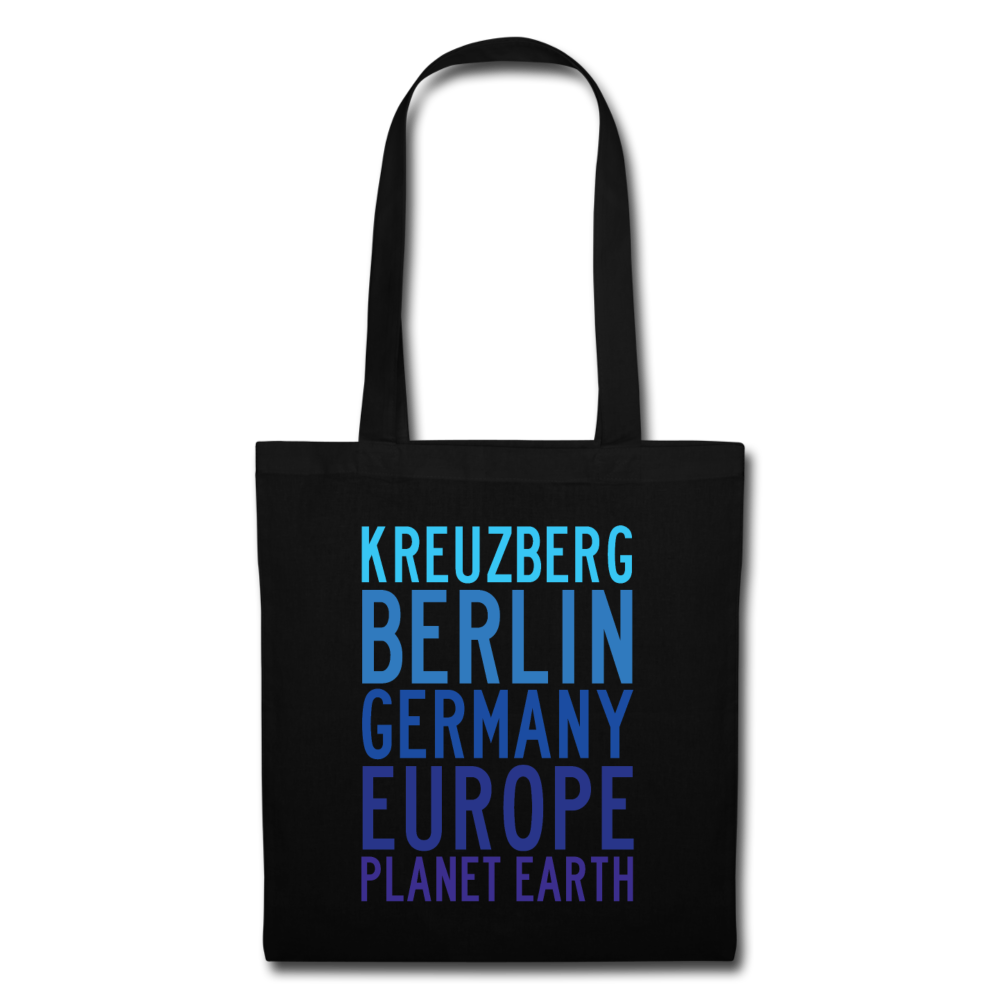 Kreuzberg - Planet Earth - Stoffbeutel - Schwarz