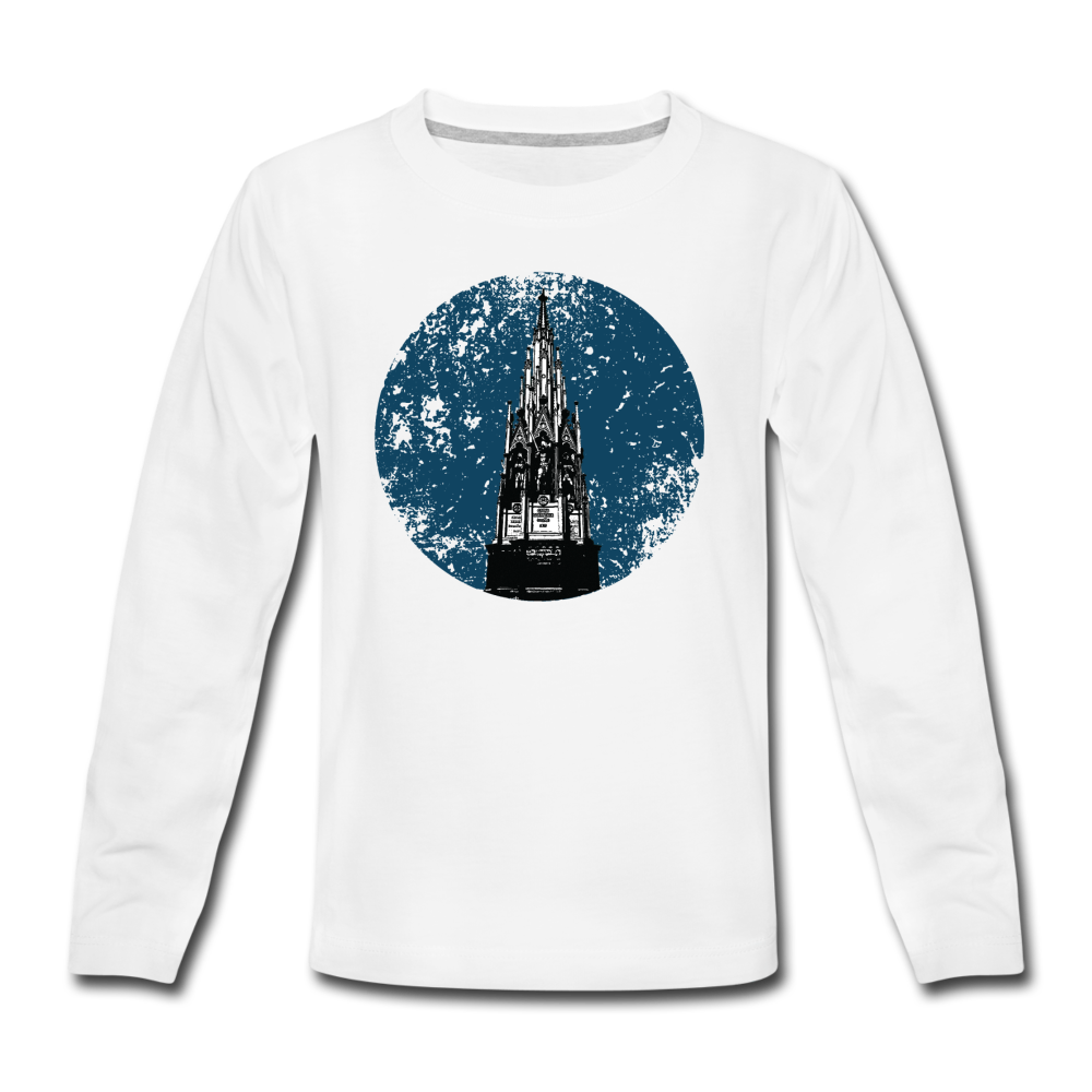 Viktoriapark - Teenager Langarmshirt - Weiß