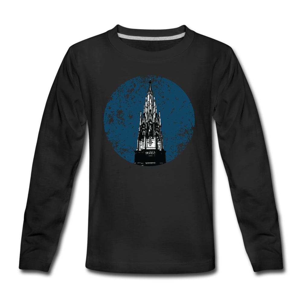 Viktoriapark - Teenager Langarmshirt - Schwarz