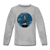 Viktoriapark - Teenager Langarmshirt - Grau meliert