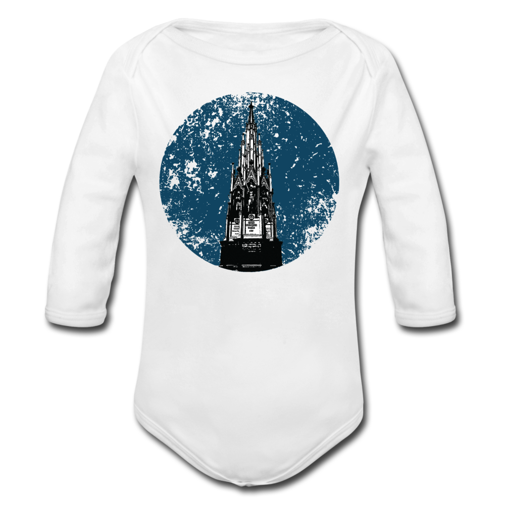 Viktoriapark - Bio-Langarmbody - Weiß