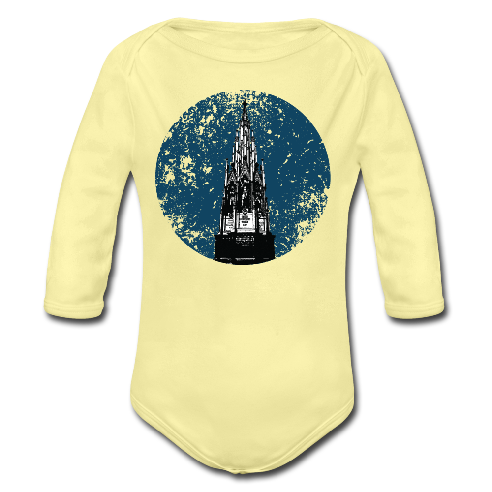 Viktoriapark - Bio-Langarmbody - Hellgelb