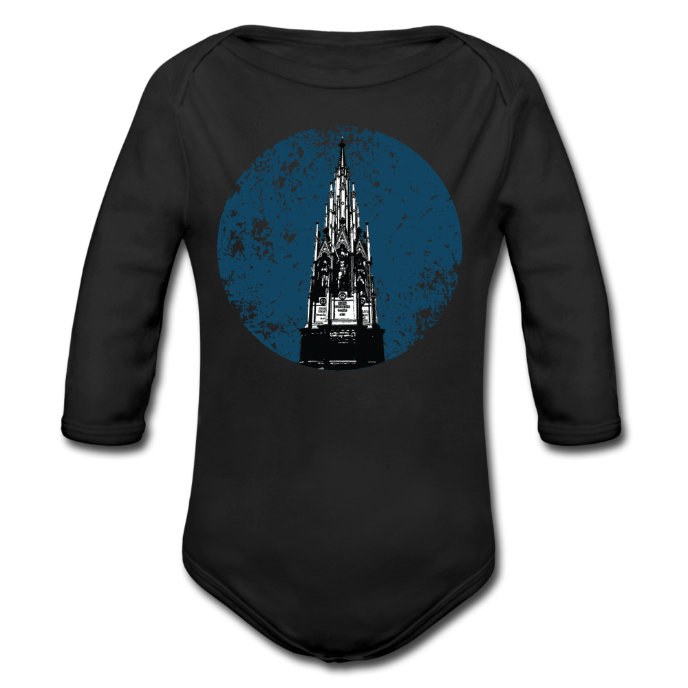 Viktoriapark - Bio-Langarmbody - Schwarz