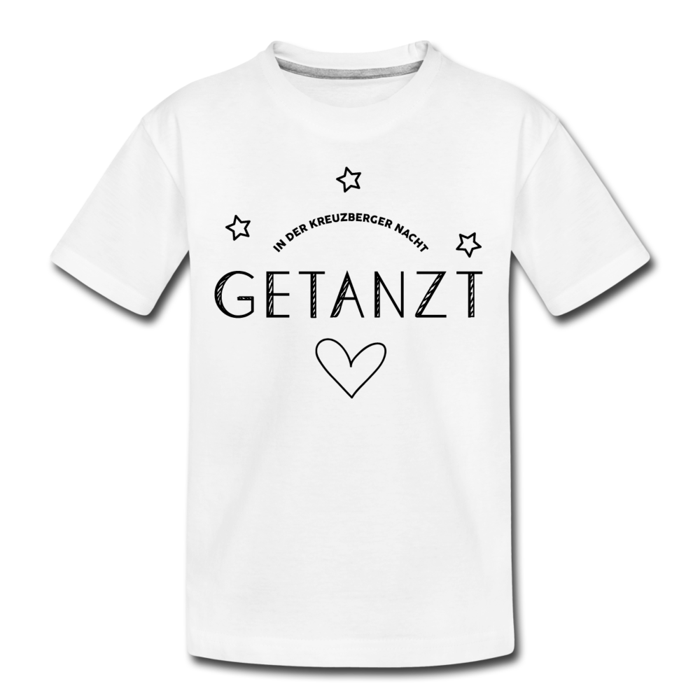 Getanzt in der Kreuzberger Nacht - Teenager Premium T-Shirt - Weiß