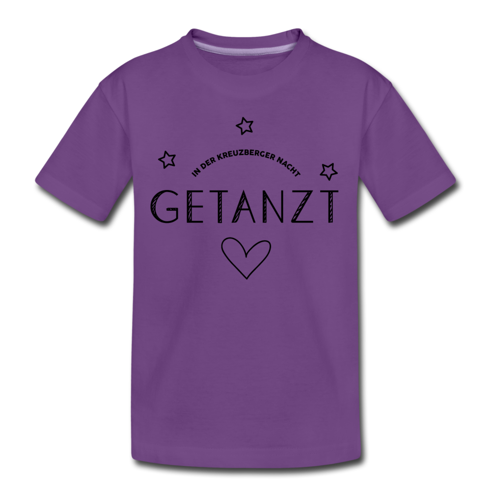 Getanzt in der Kreuzberger Nacht - Teenager Premium T-Shirt - Lila