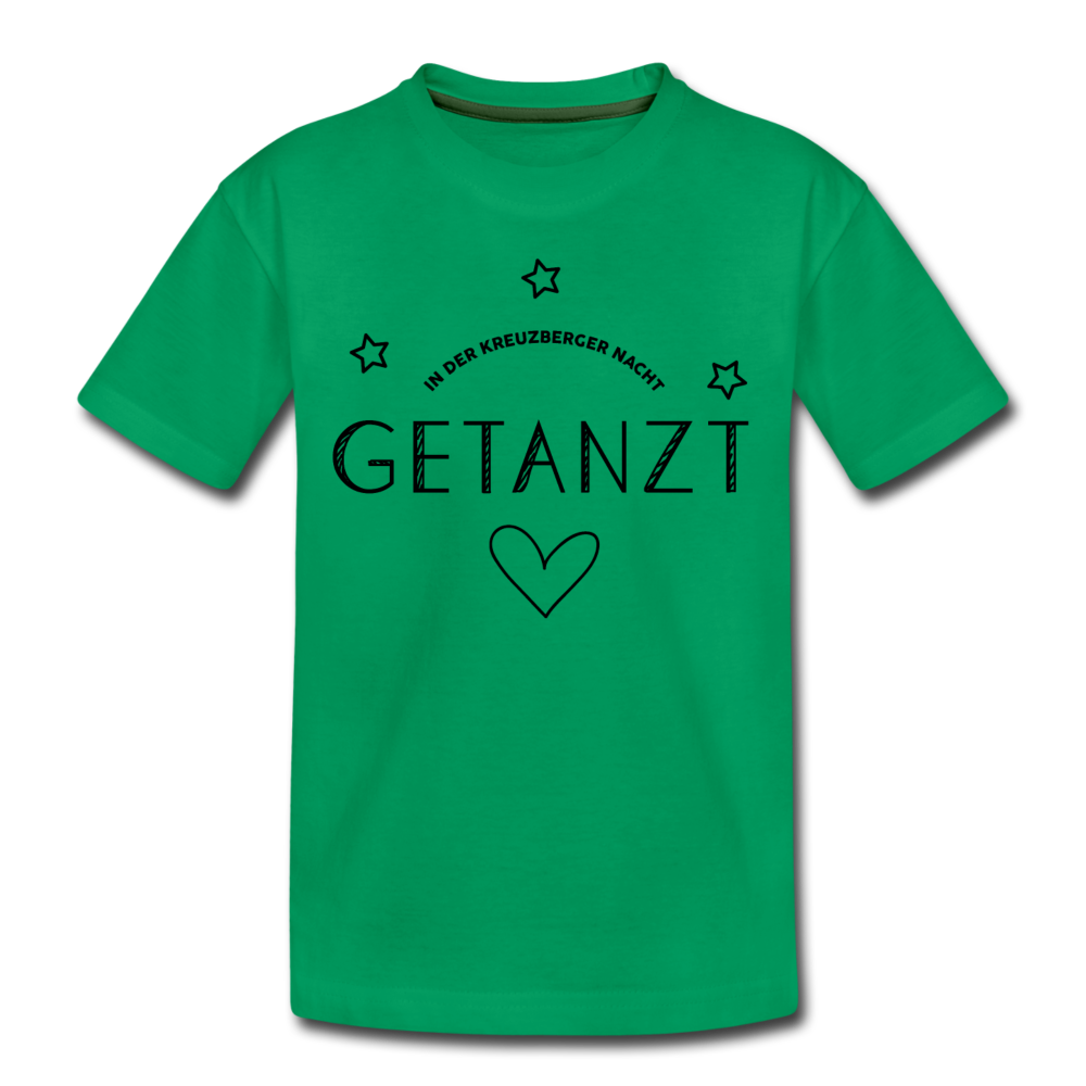 Getanzt in der Kreuzberger Nacht - Teenager Premium T-Shirt - Kelly Green