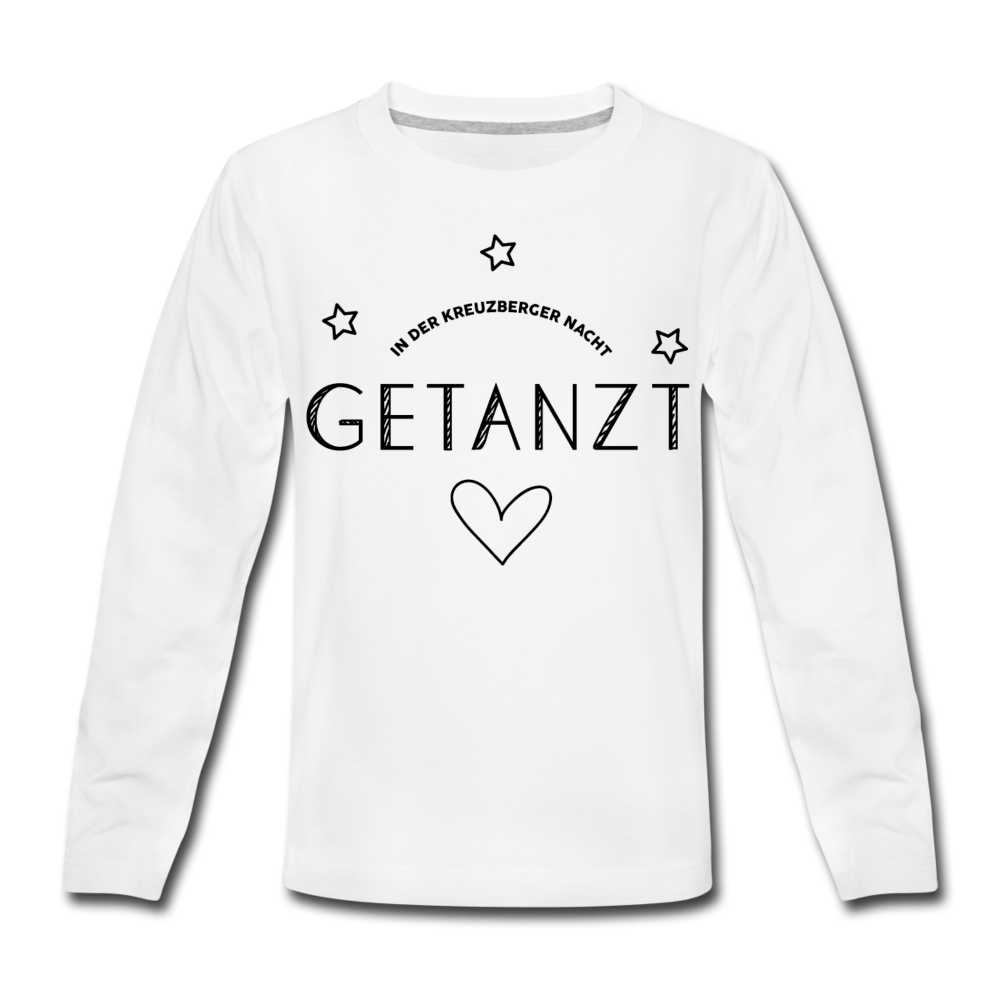 Getanzt in der Kreuzberger Nacht - Kinder Langarmshirt - Weiß