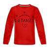 Getanzt in der Kreuzberger Nacht - Kinder Langarmshirt - Rot
