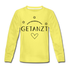 Getanzt in der Kreuzberger Nacht - Kinder Langarmshirt - Gelb