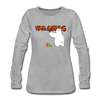 Kreuzberg Graffiti - Frauen Premium Langarmshirt - Grau meliert