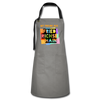 Freude aus Friedrichshain - Kontrastschürze - Anthrazit/Schwarz