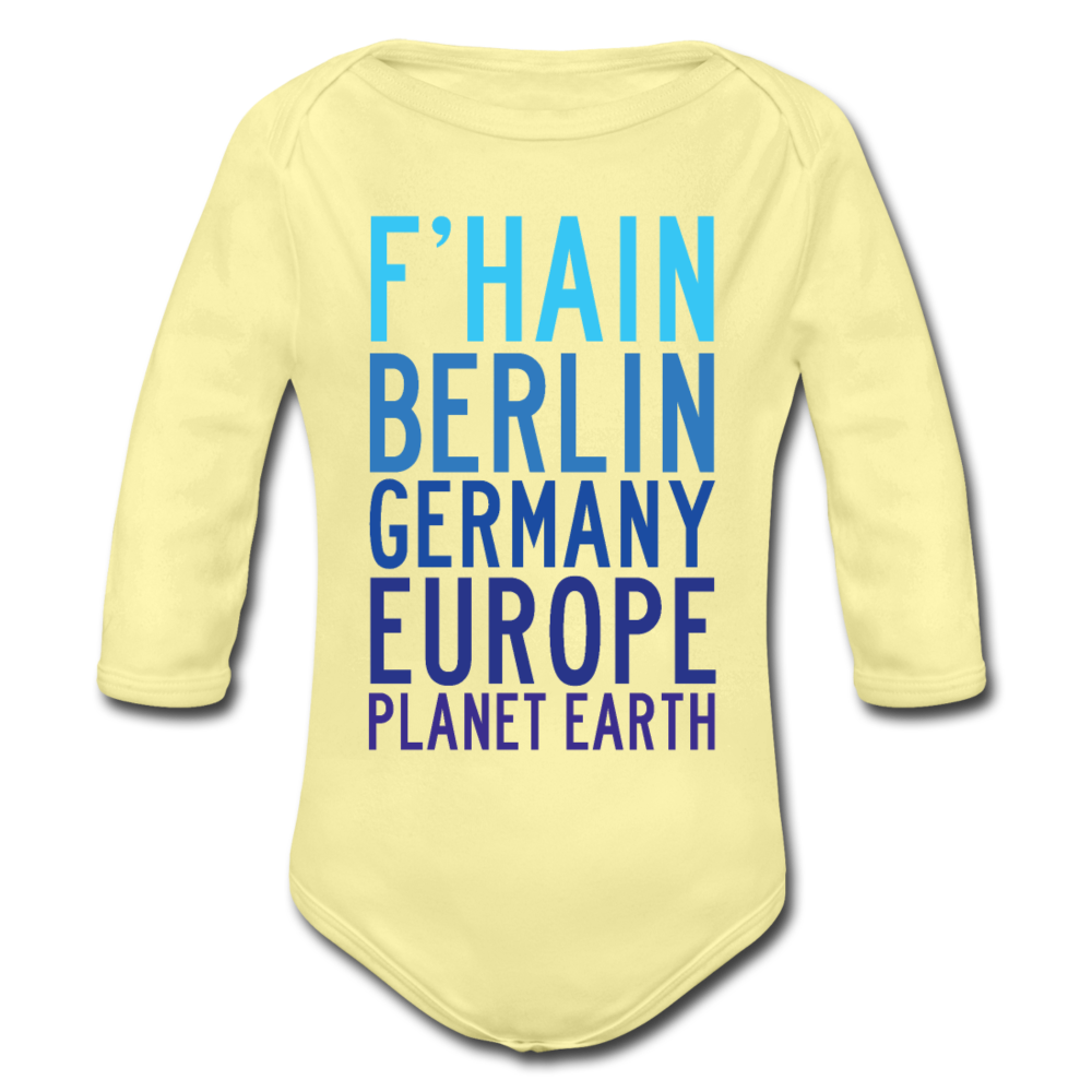 F'hain - Planet Earth - Bio-Langarmbody - Hellgelb